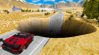 СУПЕРКАР ПЕРЕЛЕТЕЛ ОГРОМНУЮ ЯМУ в ГТА 5 ОНЛАЙН (GTA 5 ONLINE)