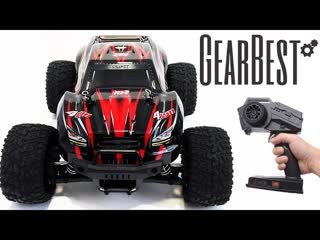 Машинка Монстр Трак на радиоуправлении REMO HOBBY 4WD от GearBest Обзор Распаковка и Гонки